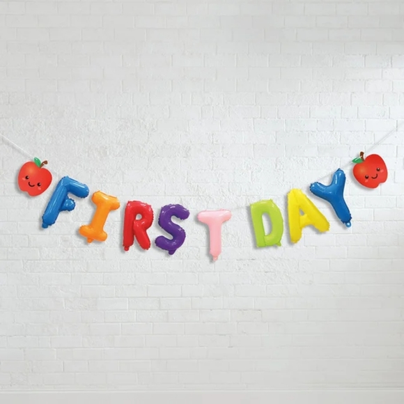 First Day Foil Balloons - Picture 3 of 6